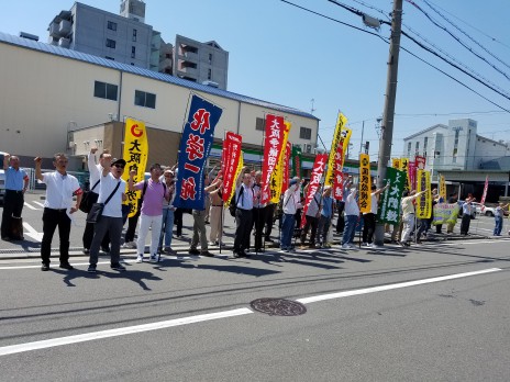 争議支援総行動（アクアライン）